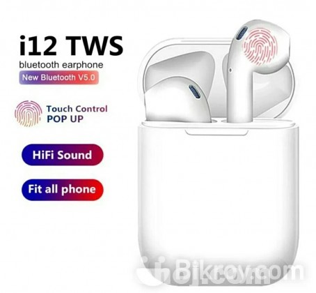 i12 TWS Wireless Earphones Touch Control Bluetooth 5.0 - AGF